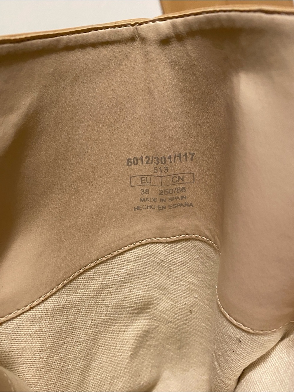 Zara Basic Genuine Leather Knee High Boots Tan Block Heel EU 38 US 7.5 NWT - Picture 9 of 16